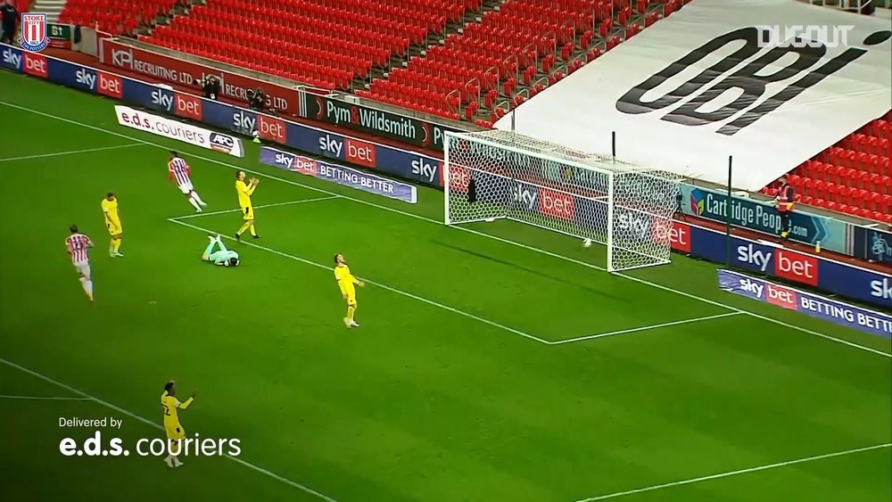 Stoke and Barnsley drew 2-2 in the Championship last Wednesday. DUGOUT