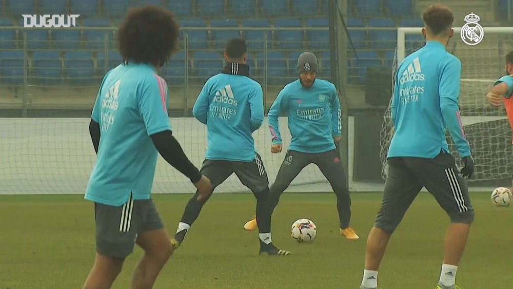 The squad trained again at Real Madrid City. DUGOUT