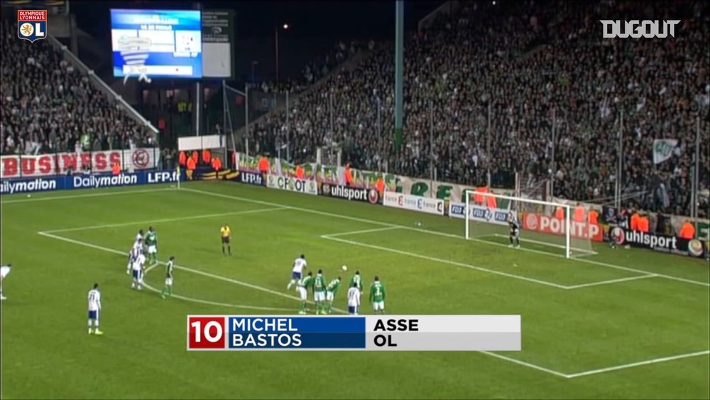 VIDÉO : le meilleur de Michel Bastos à Lyon. Dugout