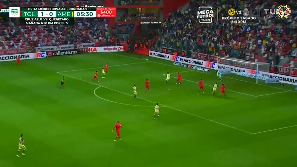 VÍDEO: así fue la derrota del América ante Toluca. DUGOUT