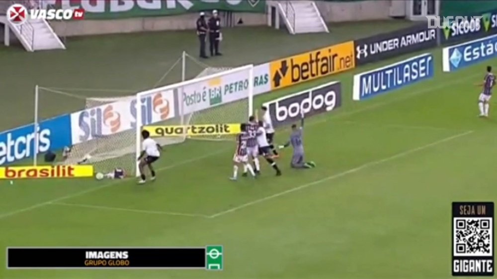 Talles Magno fez o gol do Vasco no clássico contra o Fluminense. DUGOUT