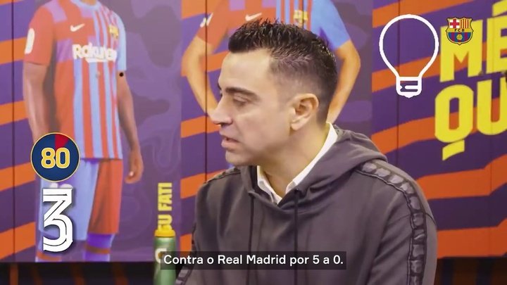 Em desafio no Barça, Xavi revela que Ronaldo foi o melhor jogador que enfrentou