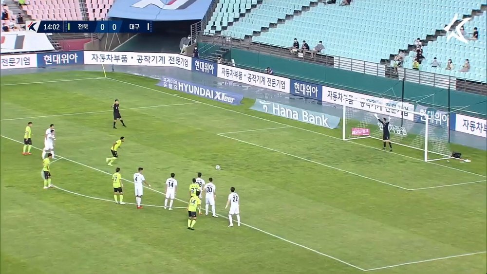 Gustavo scored and assisted as Jeonbuk beat Daegu 2-1. DUGOUT