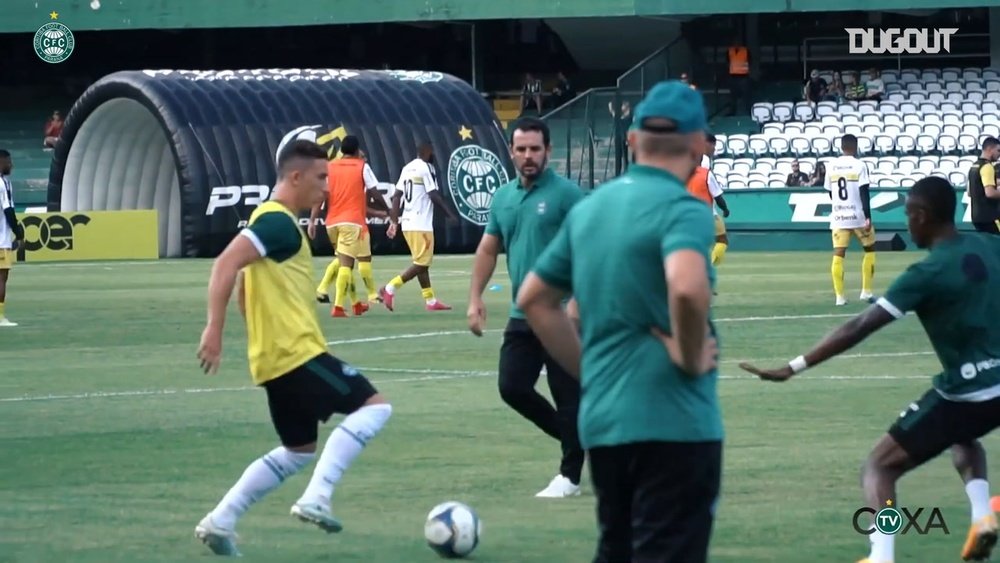 A behind the scenes look prior to a Coritiba match. DUGOUT