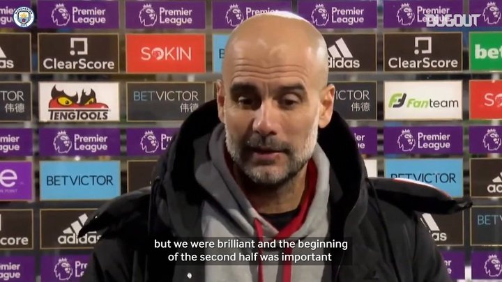VIDEO: 'A goal for Agüero means everything to him' - Guardiola