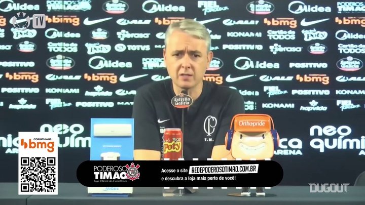 VÍDEO: Tiago Nunes projeta clássico contra o Palmeiras