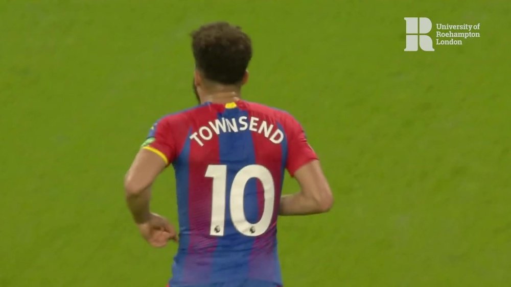 Andros Townsend scored a screamer in the 2-3 win at Man City. DUGOUT