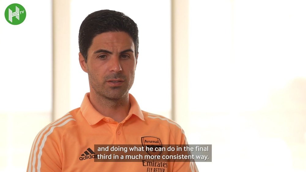 Arteta has spoken out about Arsenal's record signing. DUGOUT