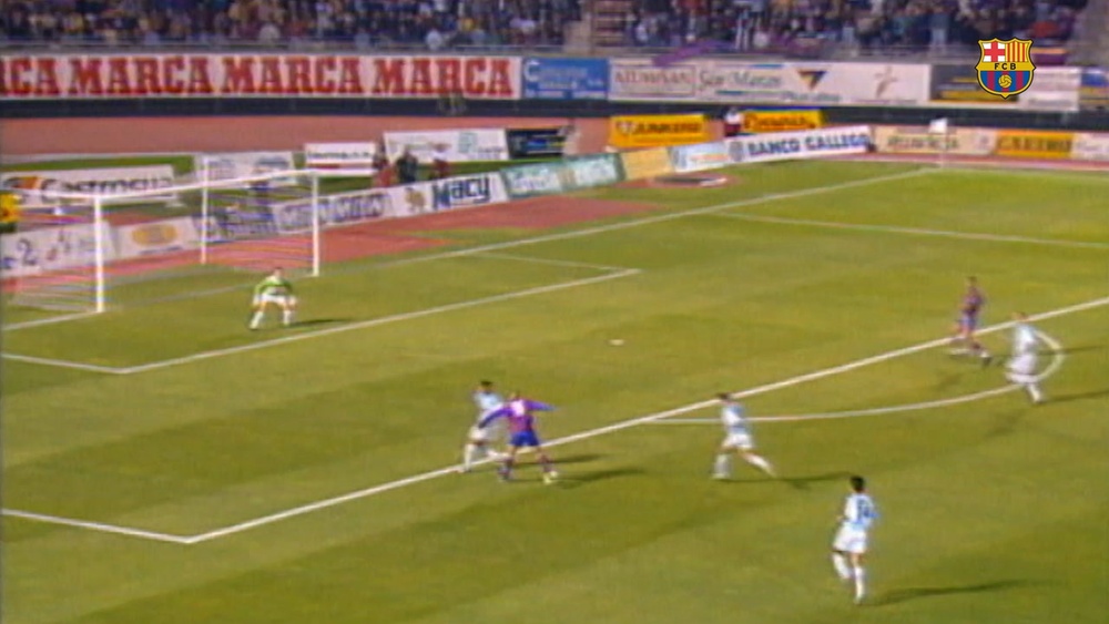 Ronaldo y su legendario gol ante el Compostela. DUGOUT