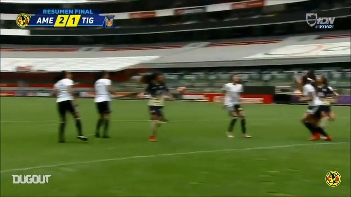 VIDEO: Club América Femenil’s best moments against Tigres