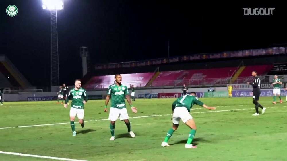 Palmeiras vence Bragantino e avança para semi com gol de Rony. DUGOUT