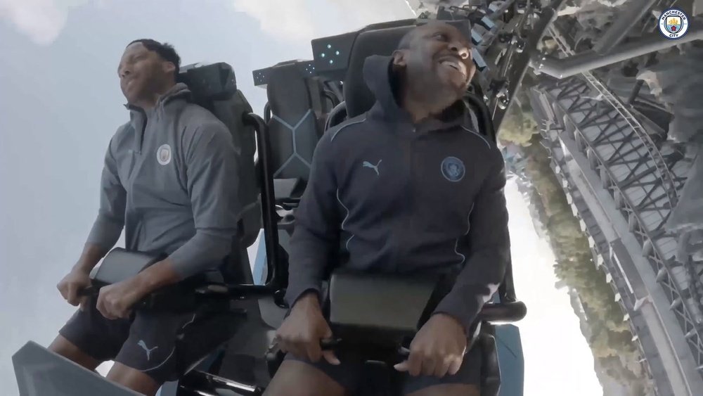 Lescott and Wright-Phillips had a good time in Florida. DUGOUT