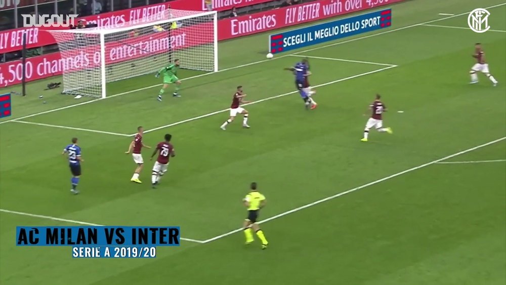 Rei de Milão? Gols de Lukaku pela Inter contra o Milan. DUGOUT