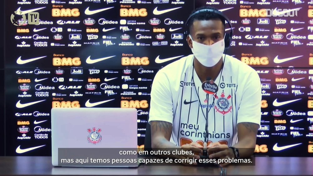 Jô diz que fez uma ótima escolha ao voltar para o Corinthians. DUGOUT