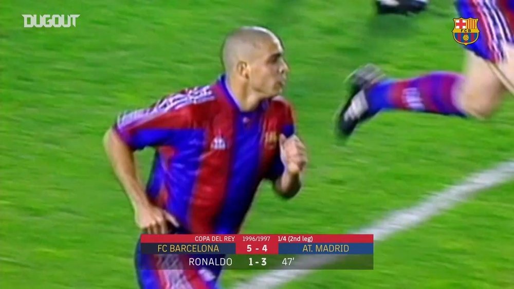 El Barça ganó por 5-4 con un 'hat trick' de Ronaldo. DUGOUT