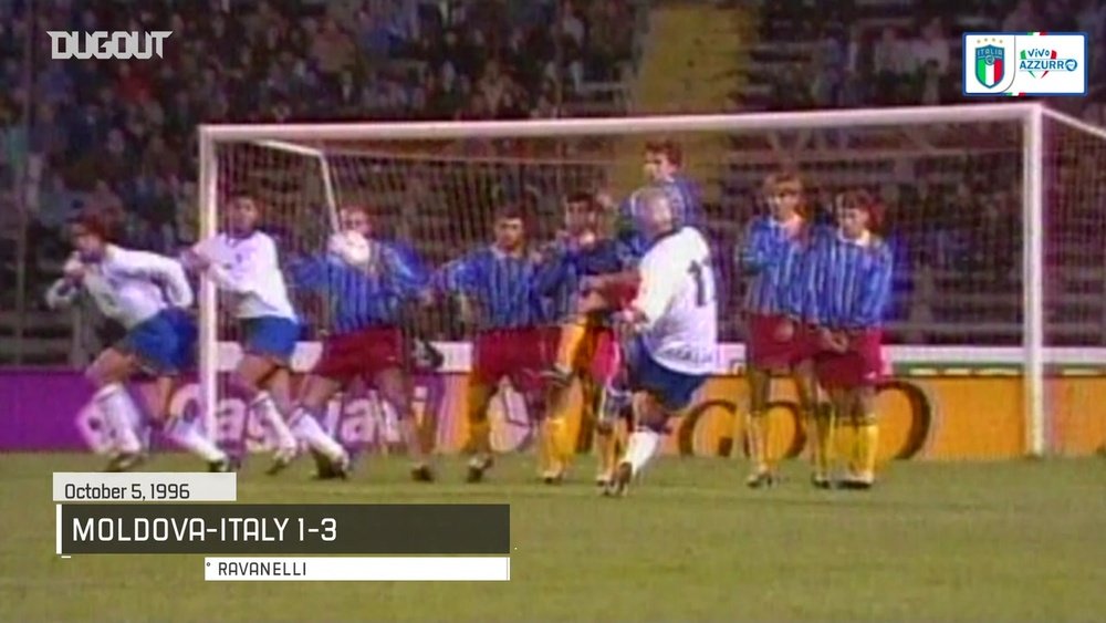 Italy's top five goals vs Moldova. DUGOUT