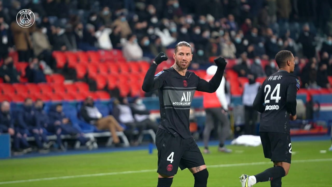 VIDEO: Behind the scenes as Ramos gets his first PSG goal