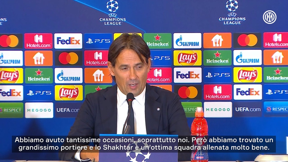 Le parole di Simone Inzaghi. Dugout