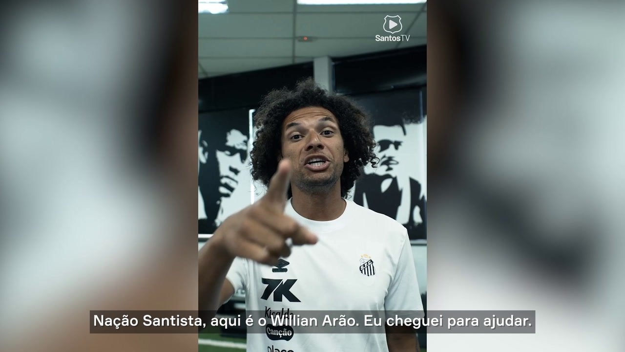Santos anuncia a contratação de Willian Arão
