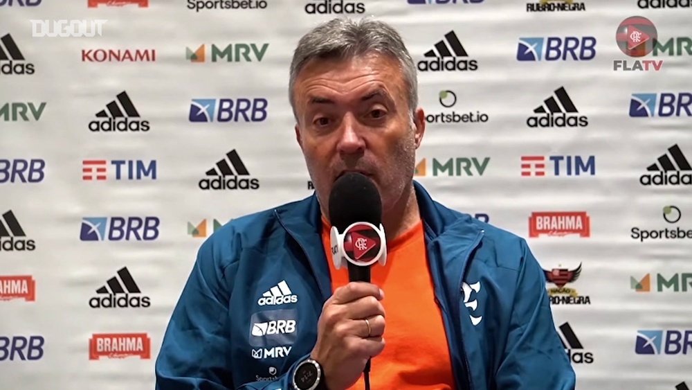 Técnico do Flamengo falou sobre a Libertadores. DUGOUT