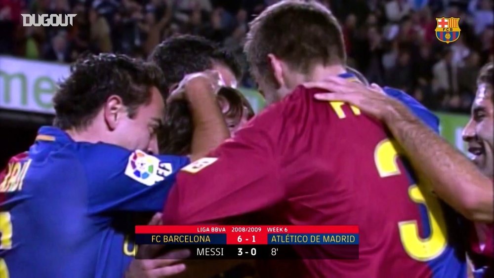 Golaços de falta de Messi durante sua carreira no Barcelona. DUGOUT