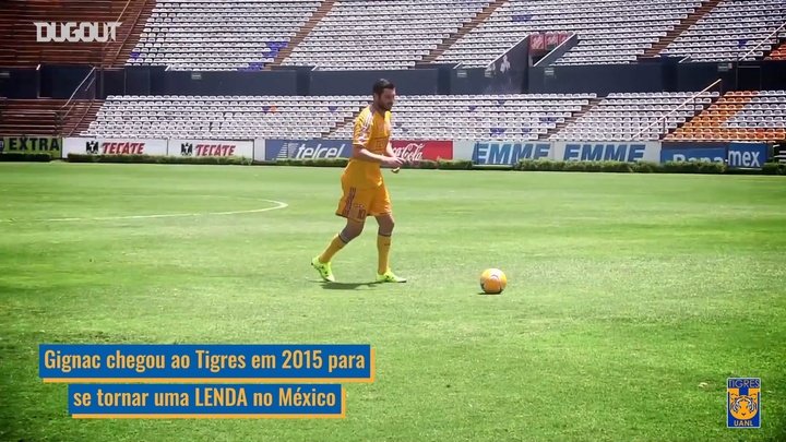 VÍDEO: André-Pierre Gignac, uma lenda do Tigres