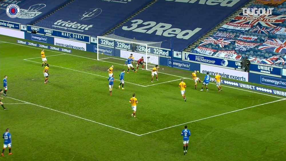 Cedric Itten’s header defeats Motherwell. DUGOUT