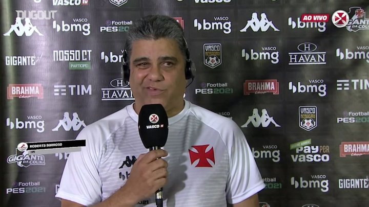 VÍDEO: Marcelo Cabo analisa classificação do Vasco na Copa do Brasil