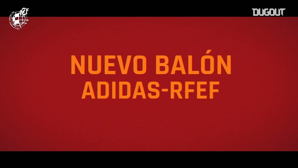 El nuevo balón para la Supercopa y la Copa del Rey. Captura/DUGOUT