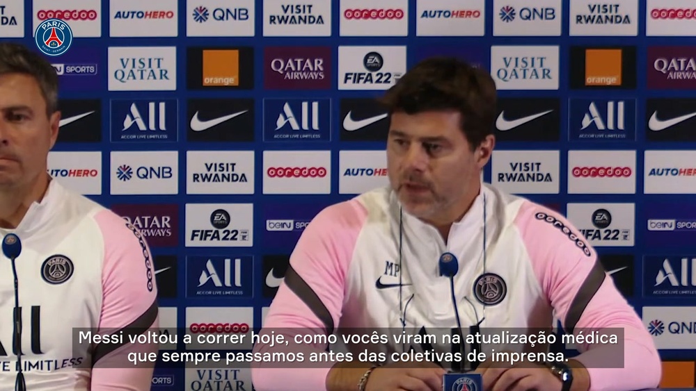 Pochettino atualiza sobre Messi e espera avaliação para duelo contra o City. DUGOUT