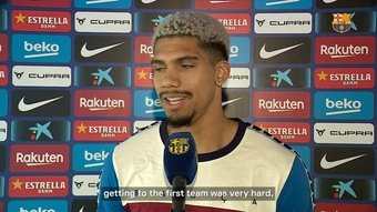 Araujo speaks about renewing at Barca. DUGOUT