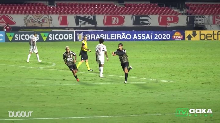 VIDEO: Coritiba draw against São Paulo at Morumbi