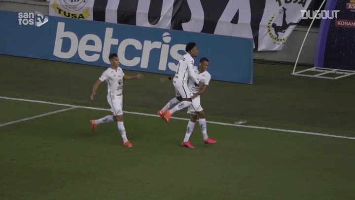 VIDEO: Santos beat Bahia at Vila Belmiro