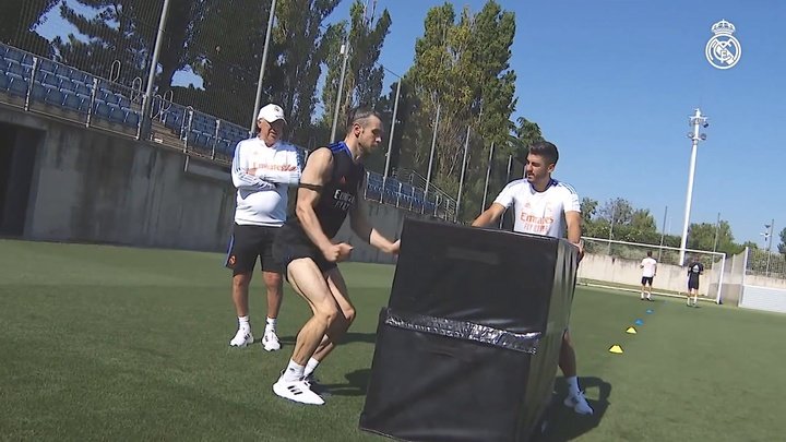 VIDEO: Luka Modric, Toni Kroos, Raphael Varane, David Alaba and Gareth Bale back in training