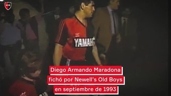 VÍDEO: cuando el Tata Martino le cedió el brazalete a Maradona en Newell's. DUGOUT