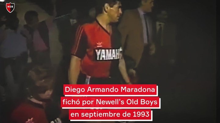 VÍDEO: cuando el Tata Martino le cedió el brazalete a Maradona en Newell's. DUGOUT