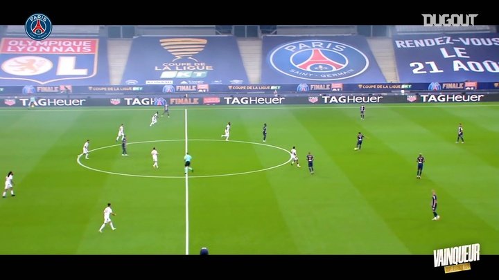 VIDÉO : La victoire du PSG face à Lyon en finale de la Coupe de la Ligue