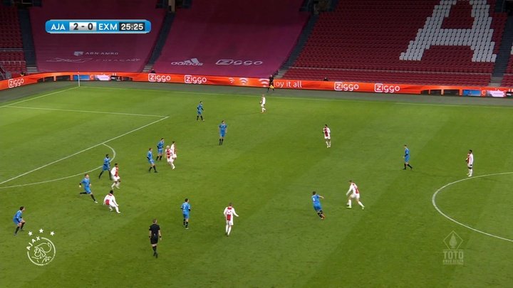 Ex-Santos faz quatro em goleada do Ajax por 9 a 0 na Copa da Holanda; assista