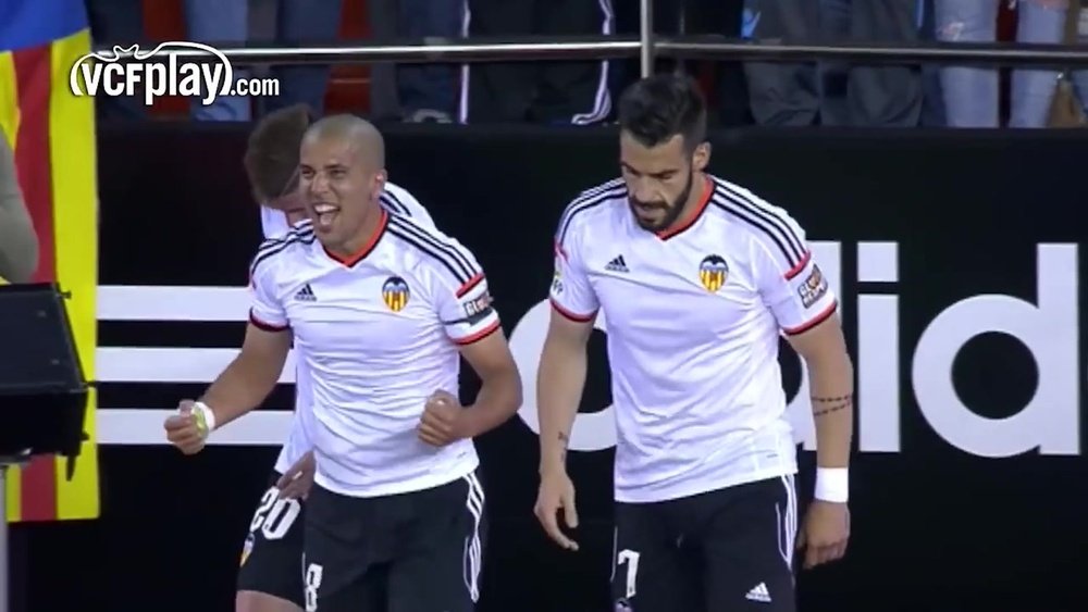 Feghouli scored as Valencia beat Granada 4-0 in 2015. DUGOUT