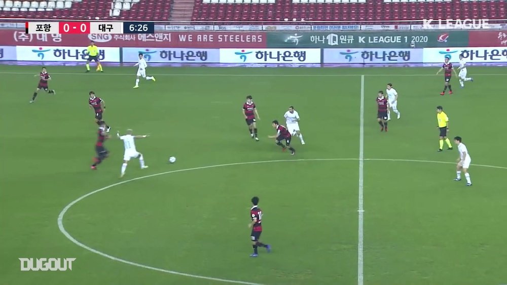Daegu have lost four of their last five matches after losing to Pohang. DUGOUT