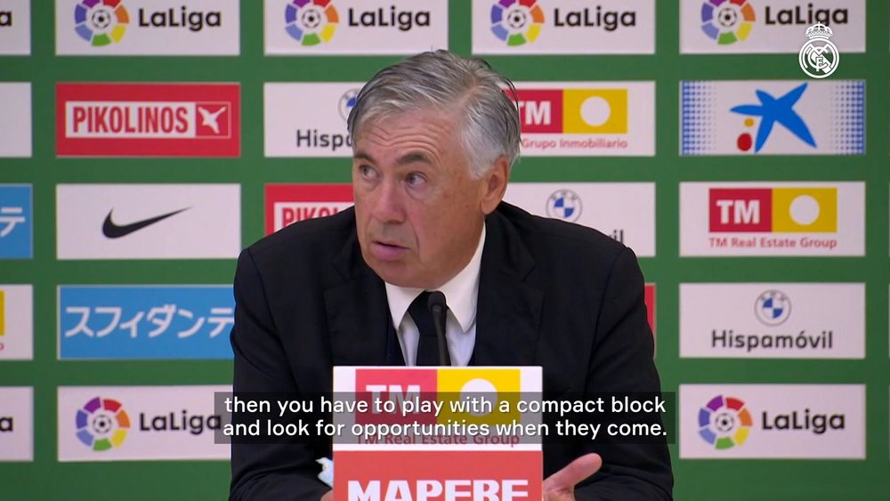 Carlo Ancelotti saw his Real Madrid side defeat Elche. DUGOUT