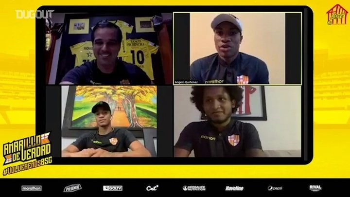VÍDEO: Alemán, Castillo y Quiñónez se divierten en una videollamada