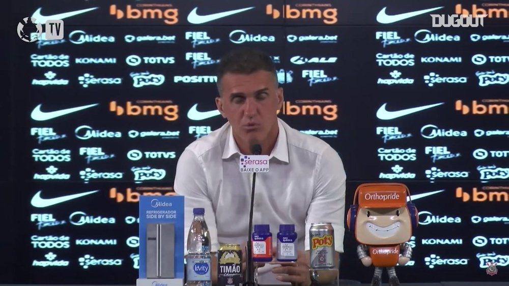 Mancini explica substituições dos atletas mais jovens no Corinthians. DUGOUT