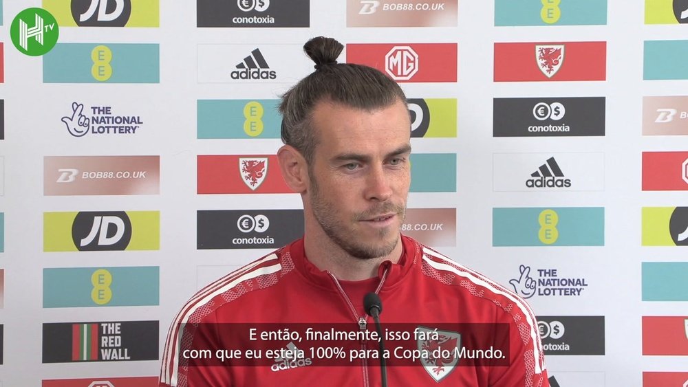 Bale comenta sobre o seu condicionamento físico.Dugout