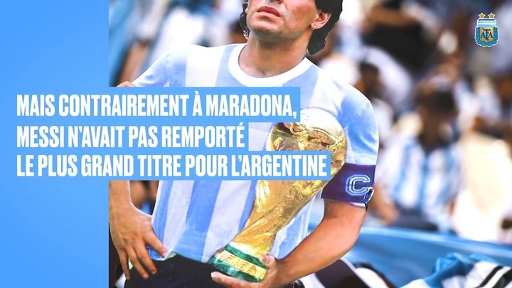 VIDÉO : Maradona 1986 - Messi 2022