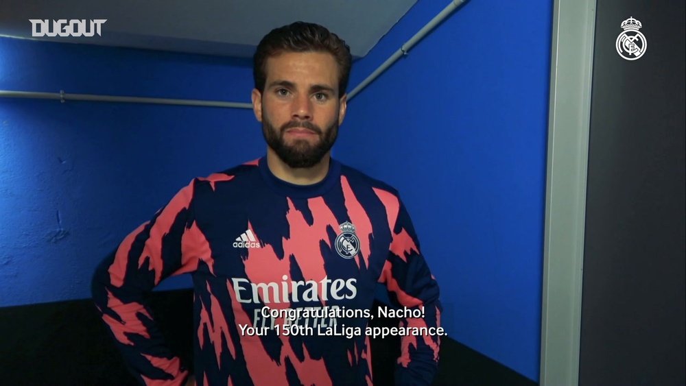 Nacho Fernandez made his 150th appearance against Real Madrid. DUGOUT