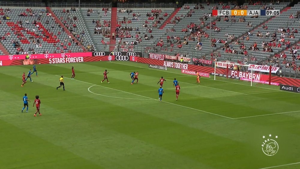 Bayern and Ajax drew 2-2 at the Allianz Arena. DUGOUT