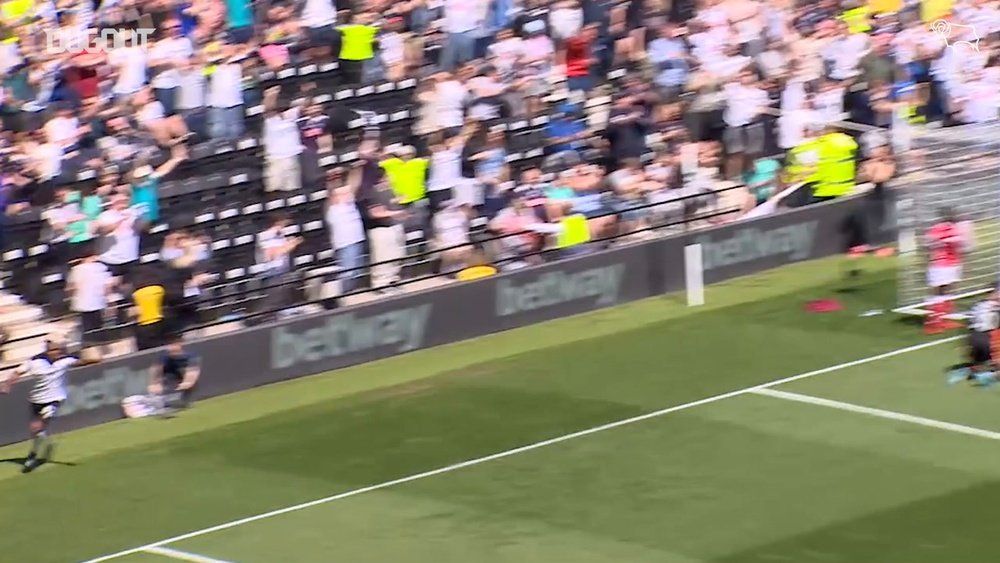 Derby County beat Barnsley 4-1 back in May 2018. DUGOUT