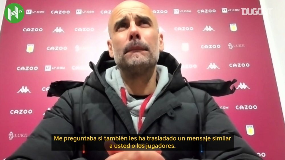 Guardiola valoró la decisión del City. DUGOUT