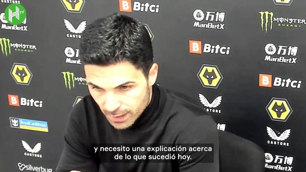 Arteta aseguró que pedirá una reunión con los árbitros. DUGOUT